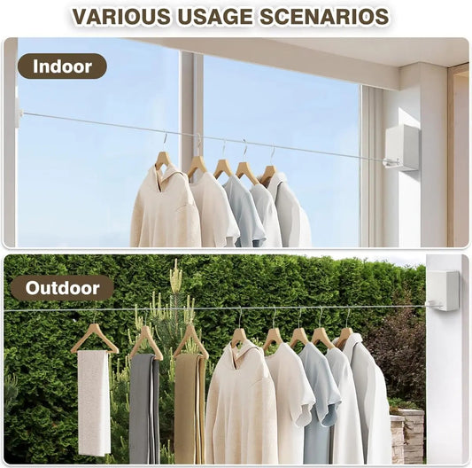 corde à linge rétractable